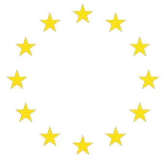 Flag of Europe or the European Union, or EU